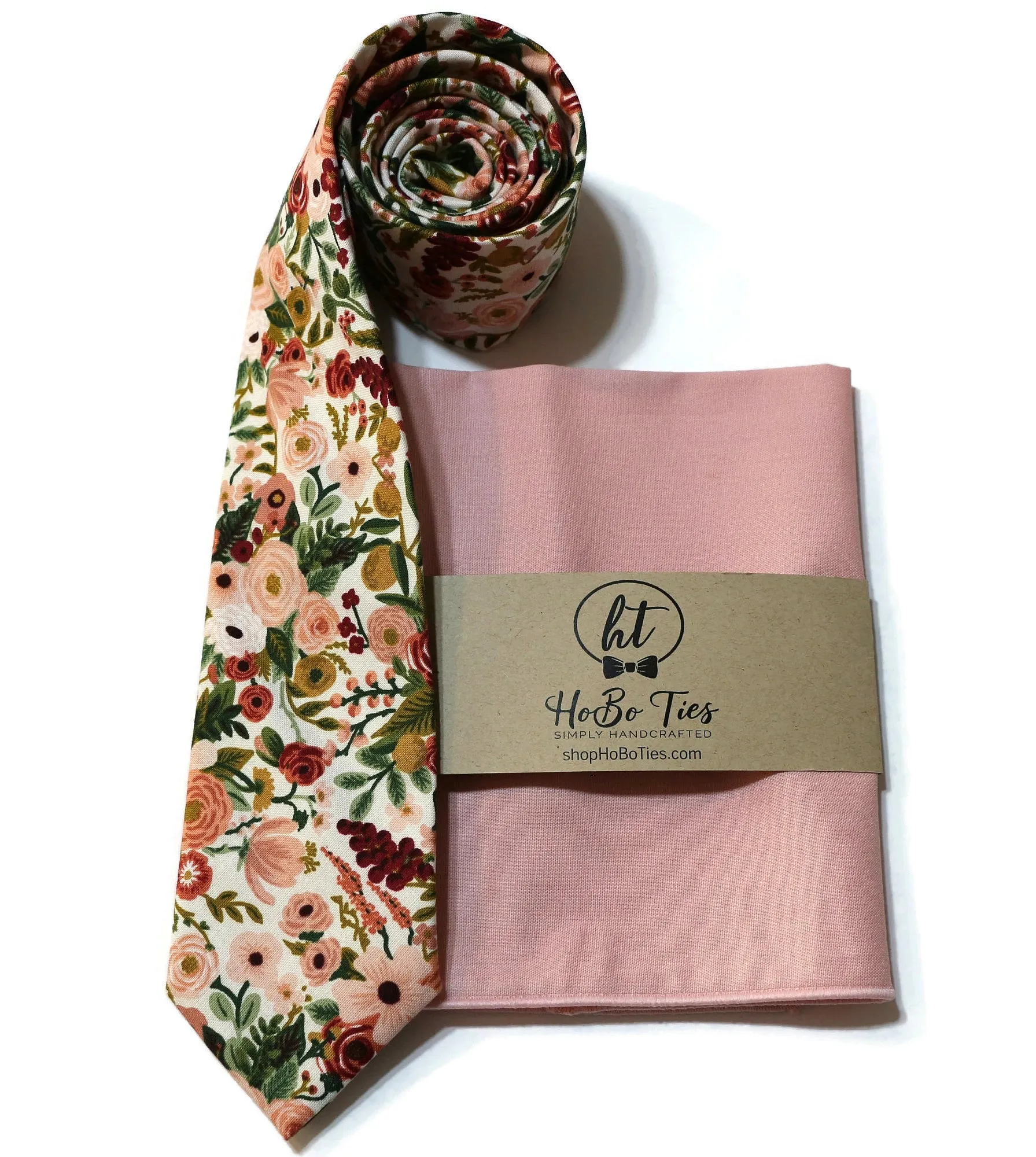 Rose Garden Party Petite Floral Necktie