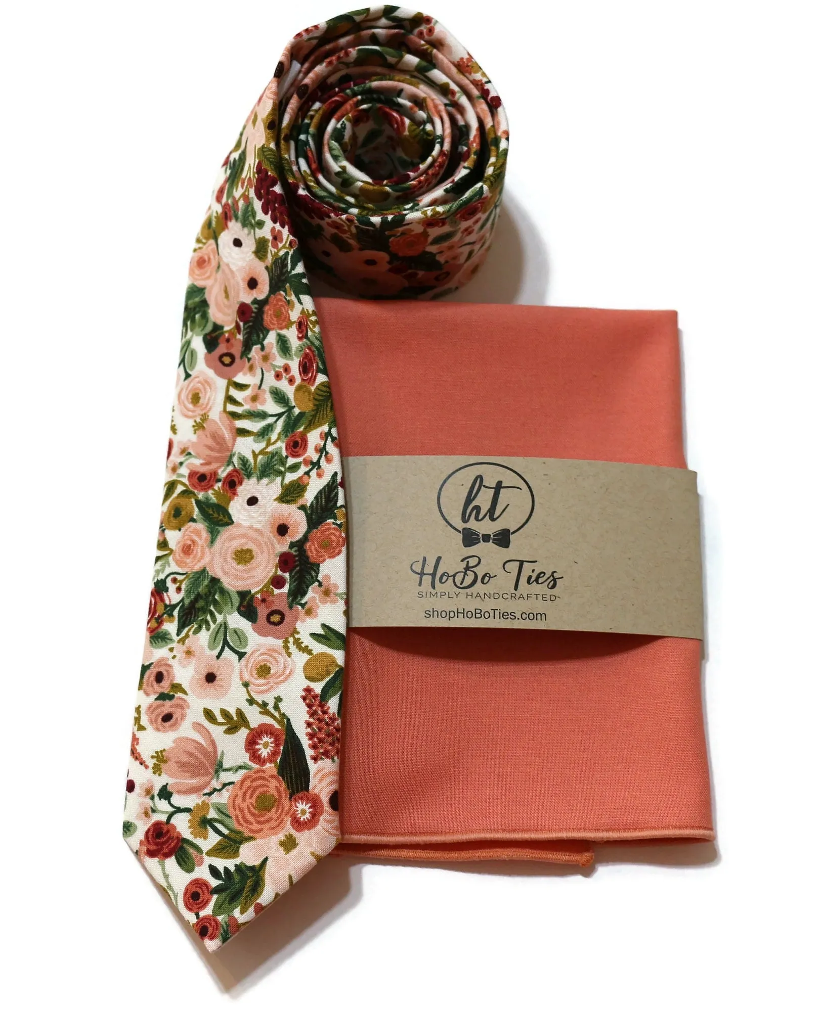 Rose Garden Party Petite Floral Necktie