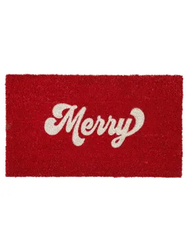 Shiraleah "Merry" Doormat | Red