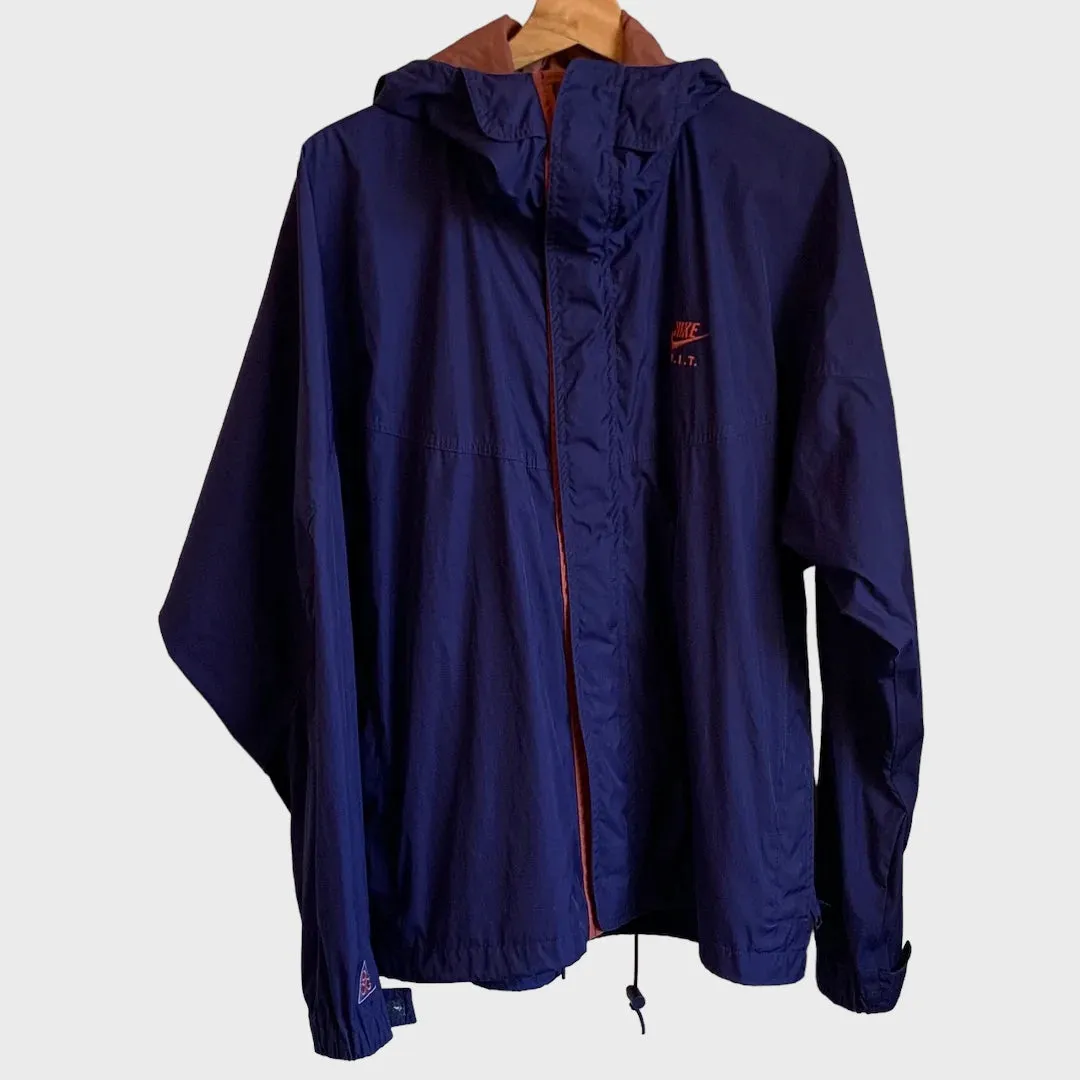 Vintage Purple Windbreaker Jacket M