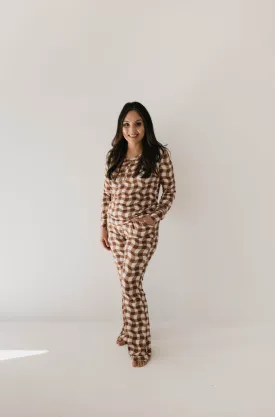 Women's Bamboo Pajamas | Groovy Gingham