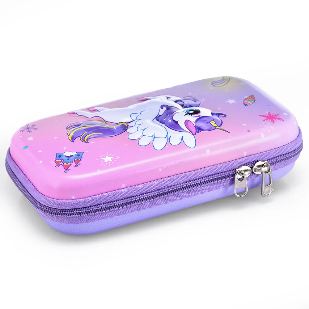 XL Unicorn Pencil Case-Pink