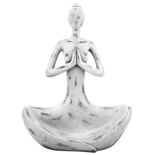 Yoga Lady | Ceramic Statue