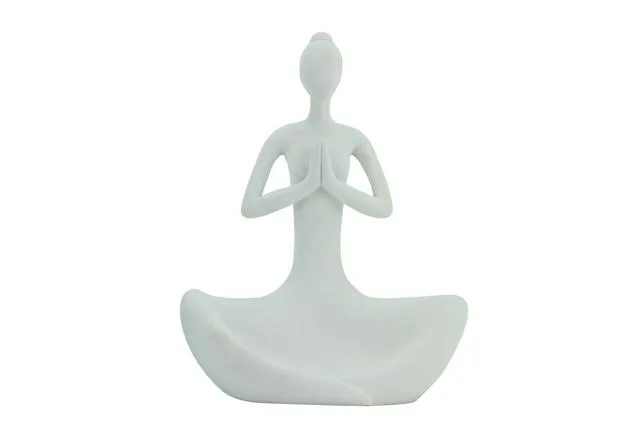 Yoga Lady | Ceramic Statue