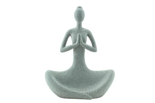 Yoga Lady | Ceramic Statue