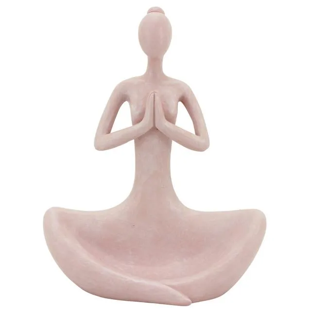 Yoga Lady | Ceramic Statue